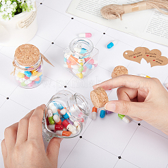 Kits de fabrication de bouteilles à vœux pour la Saint-Valentin&nbsp;DIY-BC0003-16