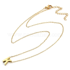 Colliers pendentifs en acier inoxydable 304 avec placage ionique (IP)&nbsp;NJEW-R050-01G-11