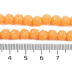 Fili di perline intagliate di corallo sintetico&nbsp;CORA-C003-01B