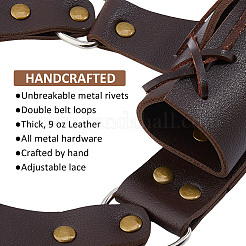 Foderi per coltelli e spade in pelle pu&nbsp;AJEW-WH0348-625B