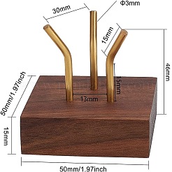 Socle de présentation de bijoux en bois&nbsp;AJEW-WH0254-97