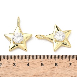 Pendenti in ottone con zirconi cubici&nbsp;KK-P345-72G