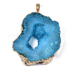 Natur druzy Achatanhänger&nbsp;G-S359-311