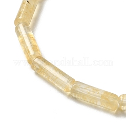 Brins de perles de verre de pierre synthétiques pastèque&nbsp;G-D464-24