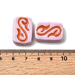 Abalorios de porcelana hechas a mano&nbsp;PORC-K010-02D
