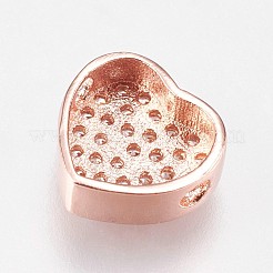 Perles de zircone cubique micro pave en Laiton&nbsp;KK-I614-055RG