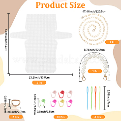 DIY-Sets zum Stricken und Häkeln von Plastiktaschen&nbsp;DIY-CP0012-65