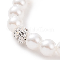 Alliage strass religion croix bracelets&nbsp;BJEW-JB09096