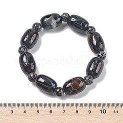 Bracelets à talons naturels en agate&nbsp;G-P570-01H