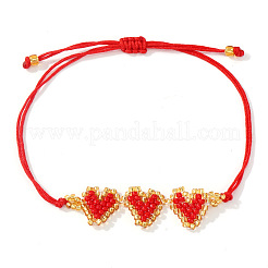 Glasperlen-Herzgliederarmbänder&nbsp;LN8660