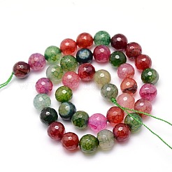 Chapelet de perles rondes en agate naturelle&nbsp;G-L085-10mm-01