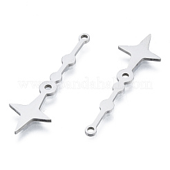 Pendentifs en acier inoxydable 201 anti-ternissement&nbsp;STAS-N090-LA951-1