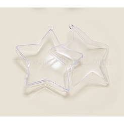 Décorations de Noël étoiles pendentif&nbsp;AJEW-WH0020-18
