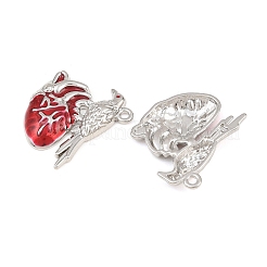 Crémaillère placage pendentifs en émail d'alliage&nbsp;AL-CBA2B10-01P-02