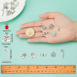 162 x DIY-Set zur Herstellung von Ohrringen mit Weihnachtsmotiven.&nbsp;DIY-SC0015-42