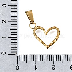 Pendenti in acciaio inox 304 per San Valentino&nbsp;STAS-G400-17G-02
