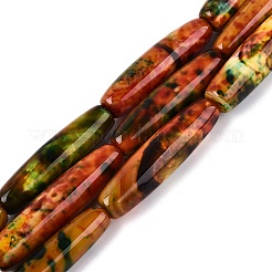 Cuentas crepitar ágata fuego natural hebras&nbsp;G-Q606-62