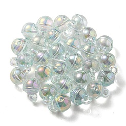 Pendentif en acrylique transparent irisé arc-en-ciel placage uv&nbsp;OACR-P010-06A
