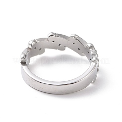Kristall-Strass-Ovalstab-Fingerring&nbsp;RJEW-D120-04P