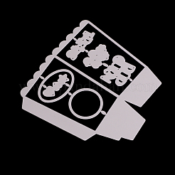 Popcorn Box Frame Kohlenstoffstahl Stanzformen Schablonen&nbsp;DIY-F036-30
