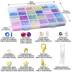 DIY-Kits zur Herstellung von Armbändern aus Glasperlen&nbsp;DIY-FS0007-07
