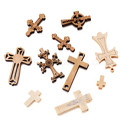 Pendentifs et liens en bois&nbsp;WOOD-TA0001-25