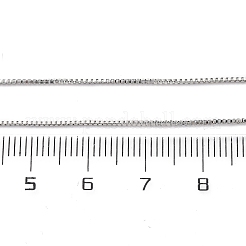 1 mm Messing-Kettenkette zum Herstellen einer Halskette&nbsp;NJEW-D302-79P