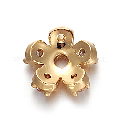 Coupelles en alliage avec zircone cubique micro-pavé&nbsp;ZIRC-E158-10G