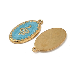 304 Edelstahl-Emaille-Anhänger&nbsp;STAS-V015-34G