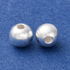 Feine silberne runde Perlen&nbsp;STER-A047-08B-S