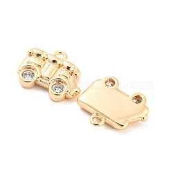 Ottone micro spianare pendenti zirconi&nbsp;KK-E090-17G