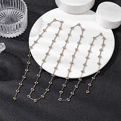 Chaînes de perles en laiton manuels&nbsp;AJEW-JB01316