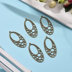 Tibetischer stil Aluminium Anhänger & Charms&nbsp;TIBEB-A101838-AB-LF