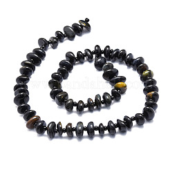 Natürlichen blauen Tigerauge Perlen Stränge&nbsp;G-E569-J17