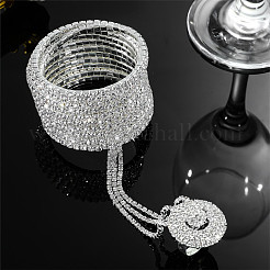 Laiton strass bracelets multi-brins&nbsp;FS-WG4104F-01