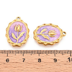 304 Edelstahl-Emaille-Anhänger&nbsp;STAS-N110-27C-G