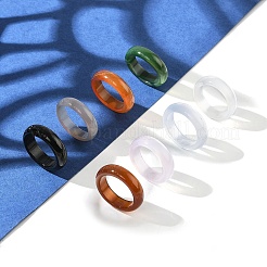 Natürliche Achat Ringe&nbsp;X-RJEW-S042-04-B