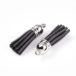 Faux Wildleder Quaste Anhänger Schmuck&nbsp;FIND-T002-A32