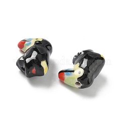 Perles en porcelaine manuelles&nbsp;PORC-S003-01E