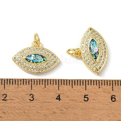 Colgante micropavé cubic zirconia de latón&nbsp;KK-A197-02G