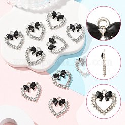 Alliage d'émail avec pendentifs en strass&nbsp;FIND-FZC0005-007P-05