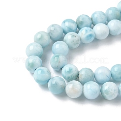 Larimar Naturperlen Stränge&nbsp;G-B141-01-6mm