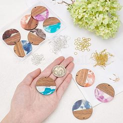 Kit fai da te per orecchini pendenti bicolore&nbsp;DIY-OC0008-04