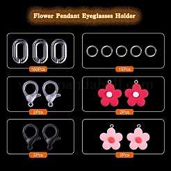 Brillenhalter mit Blumenanhänger&nbsp;DIY-YW0005-12