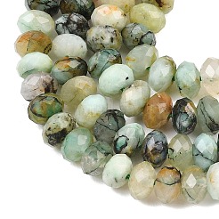 Natur Chrysokoll Perlen Stränge&nbsp;G-C259-A20-5x8mm