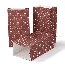 Sacs de bonbons en papier rectangle thème réveillon de noël&nbsp;CARB-G007-01D