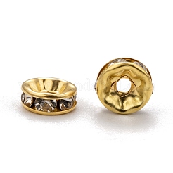 Kristall-Strass-Abstandshalterperlen aus Eisen der Güteklasse A&nbsp;RB-A010-8MM-G