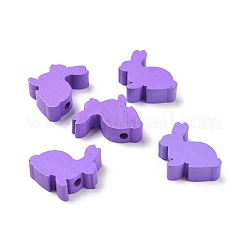 Perles en bois sur le thème de Pâques&nbsp;WOOD-C002-09D