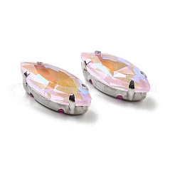 Mokka fluoreszierendes (mi) Pferdeauge zum Aufnähen von Strassen&nbsp;GGLA-R043-01B-P04