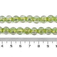 Fili di perline di lampwork in lamina fatti a mano&nbsp;FOIL-K003-06A-12